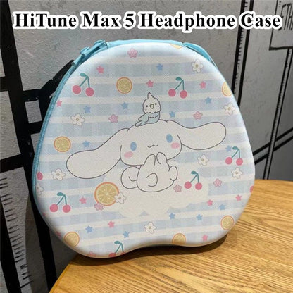 For HiTune Max 5 Headphone Case Cartoon Creative Patterns Headset Earpads Storage Bag Casing Box