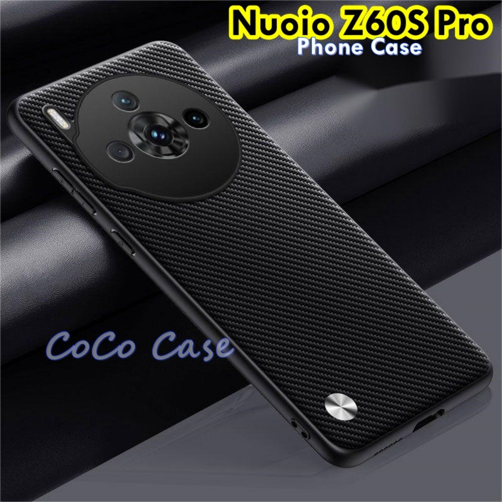 For Nuoio Z60S Pro Cover Silicone Professional Full Case Classic Simple Solid Color Phone Case Cover sweatproof