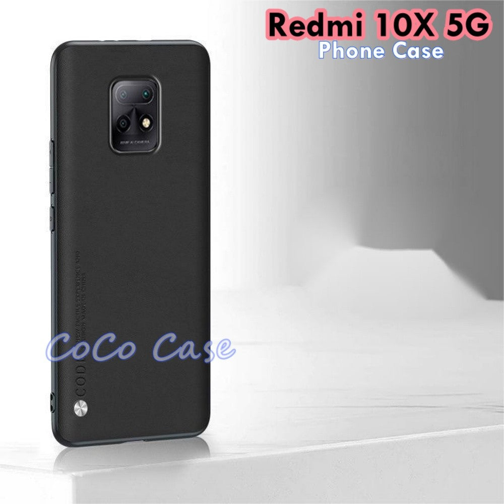 For Redmi 10X 5G Cover Silicone Professional Full Case Classic Simple Solid Color Phone Case Cover sweatproof