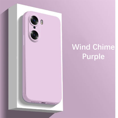 For Honor 60 Pro Cover Drop and wear resistant Silicone Full Case Classic Simple Solid Color Phone Case Cover