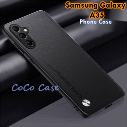 For Samsung Galaxy A35 Cover Silicone Professional Full Case Classic Simple Solid Color Phone Case Cover sweatproof