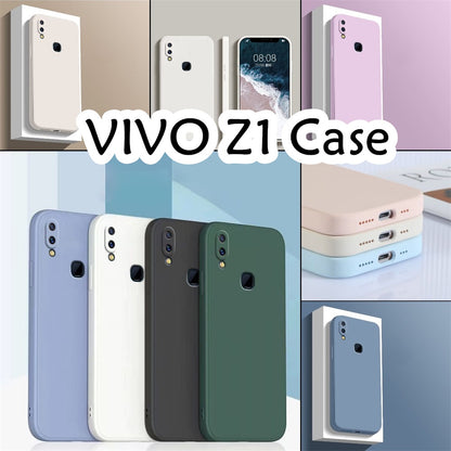 For VIVO Z1 Cover Drop and wear resistant Silicone Full Case Classic Simple Solid Color Phone Case Cover