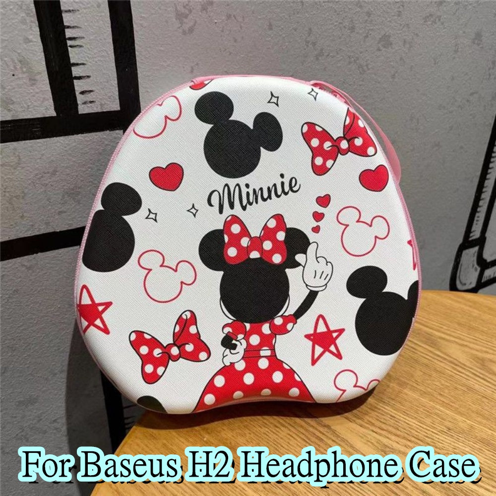 For Baseus H2 Headphone Case Cartoon Creative Patterns Headset Earpads Storage Bag Casing Box