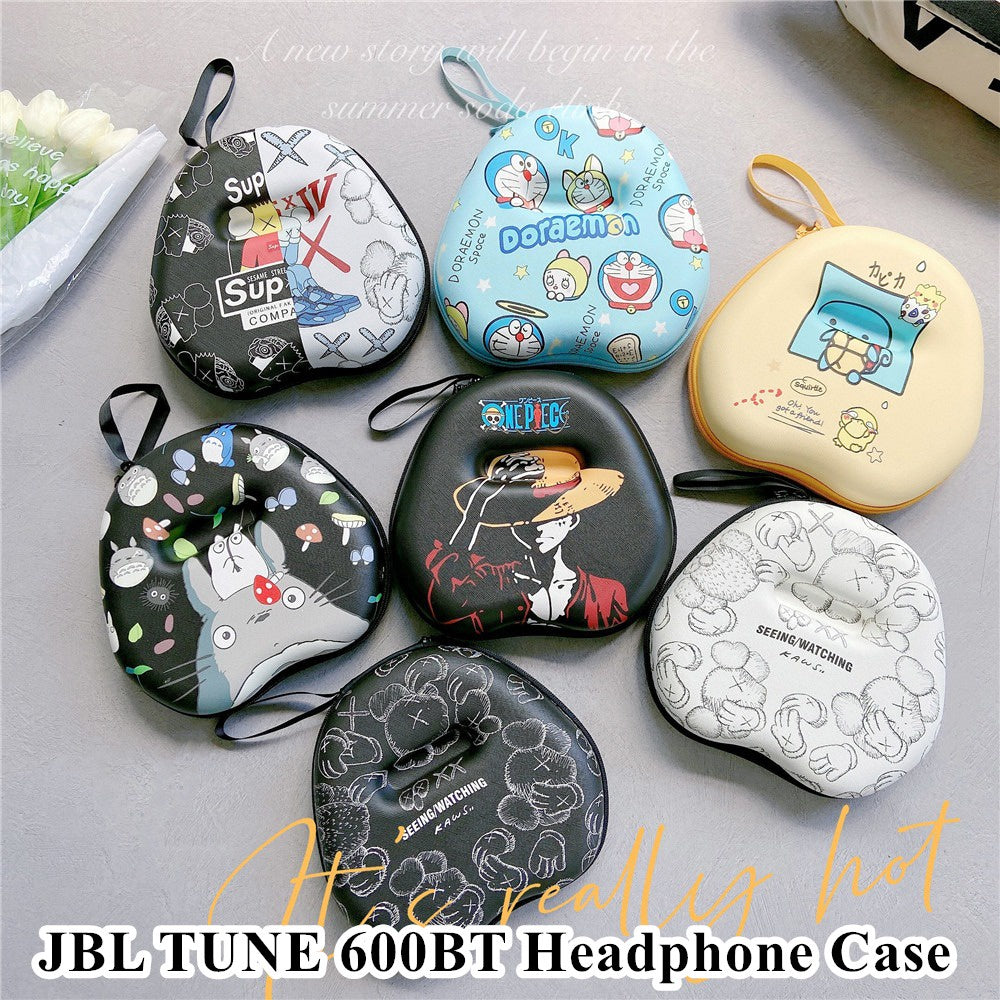 For JBL TUNE 600BT Headphone Case Cartoon Creative Patterns Headset Earpads Storage Bag Casing Box