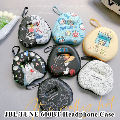 For JBL TUNE 600BT Headphone Case Cartoon Creative Patterns Headset Earpads Storage Bag Casing Box