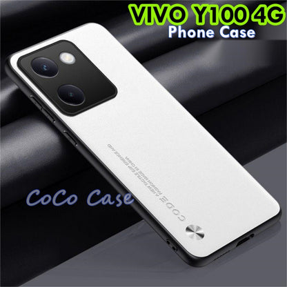 For VIVO Y100 4G  Cover Silicone Professional Full Case Classic Simple Solid Color Phone Case Cover sweatproof