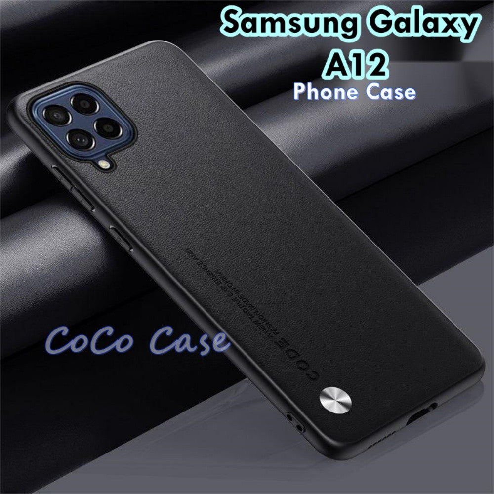 For Samsung Galaxy A12 Cover Silicone Professional Full Case Classic Simple Solid Color Phone Case Cover sweatproof