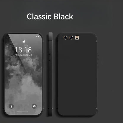 For Huawei P10 Plus Cover Drop and wear resistant Silicone Full Case Classic Simple Solid Color Phone Case Cover