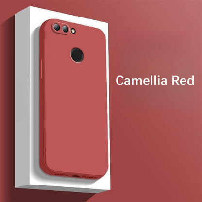 For Huawei Enjoy 8 Plus Cover Drop and wear resistant Silicone Full Case Classic Simple Solid Color Phone Case Cover