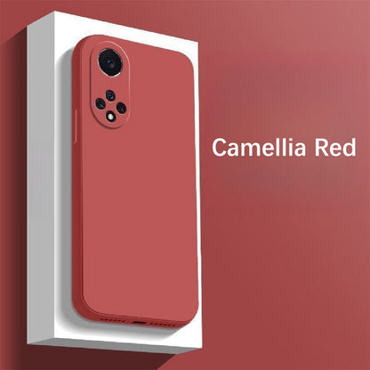 For Huawei Nova 9 Pro Cover Drop and wear resistant Silicone Full Case Classic Simple Solid Color Phone Case Cover