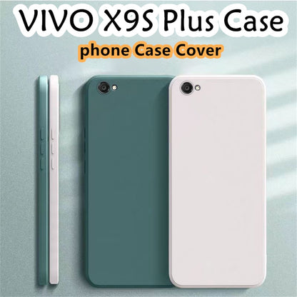 For VIVO X9S Plus Cover Drop and wear resistant Silicone Full Case Classic Simple Solid Color Phone Case Cover