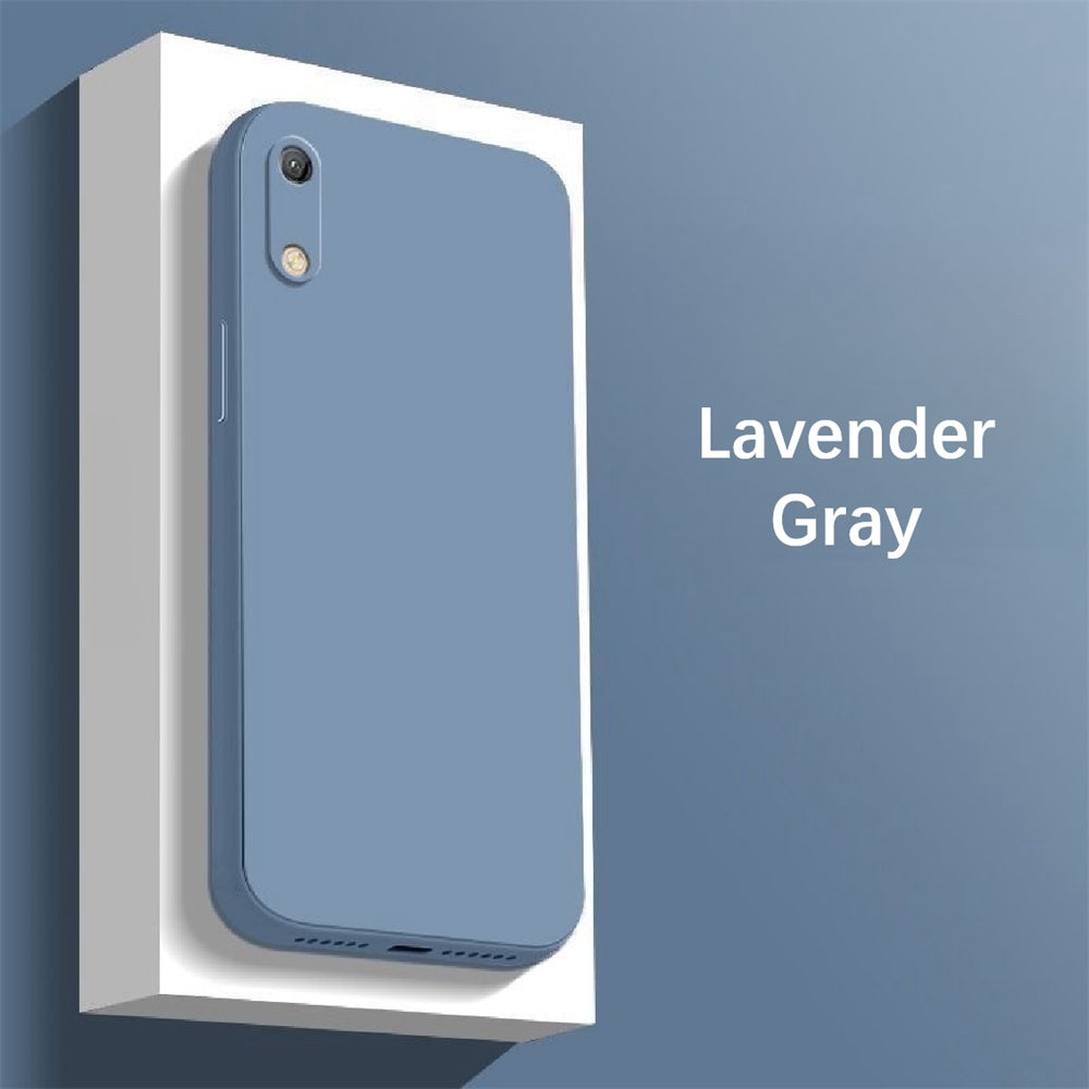 For Huawei Y6 Pro 2019 Cover Drop and wear resistant Silicone Full Case Classic Simple Solid Color Phone Case Cover
