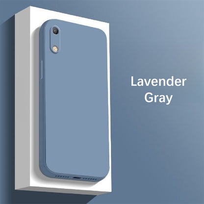 For Huawei Y6 Pro 2019 Cover Drop and wear resistant Silicone Full Case Classic Simple Solid Color Phone Case Cover