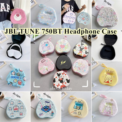 For JBL TUNE 750BT Headphone Case Cartoon Creative Patterns Headset Earpads Storage Bag Casing Box