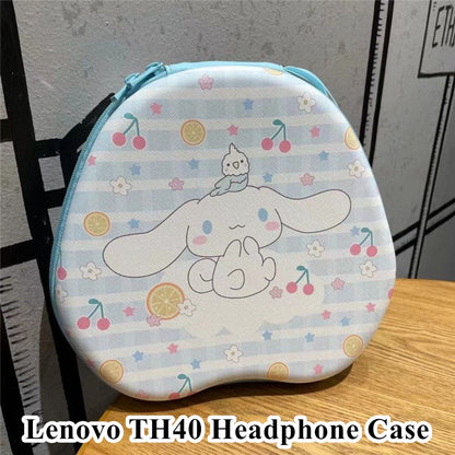 For Lenovo TH40 Headphone Case Cartoon Creative Patterns Headset Earpads Storage Bag Casing Box