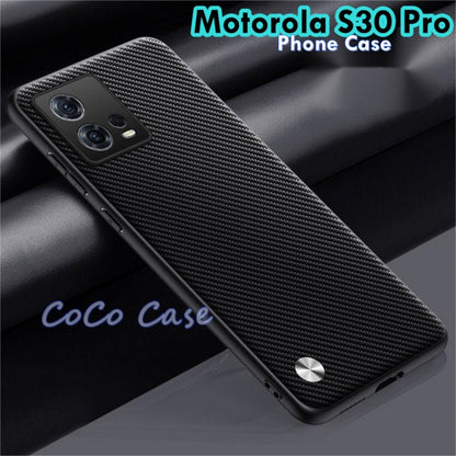 For Motorola S30 Pro Cover Silicone Professional Full Case Classic Simple Solid Color Phone Case Cover sweatproof