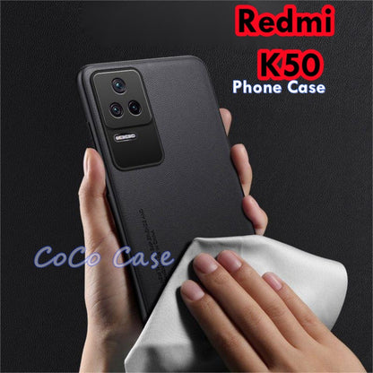 For Redmi K50  Cover Silicone Professional Full Case Classic Simple Solid Color Phone Case Cover sweatproof