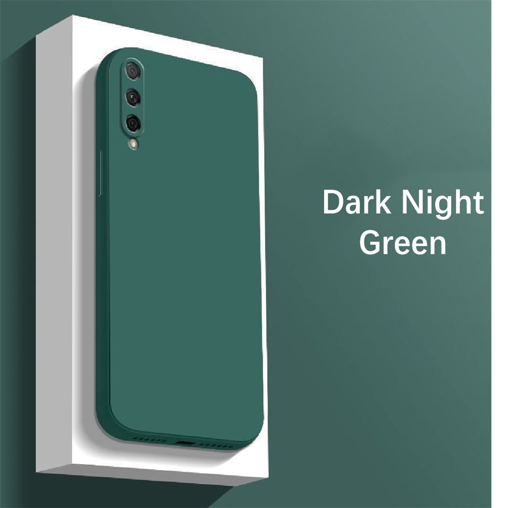 For Honor 20 Lite Cover Drop and wear resistant Silicone Full Case Classic Simple Solid Color Phone Case Cover
