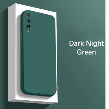 For Honor 20 Lite Cover Drop and wear resistant Silicone Full Case Classic Simple Solid Color Phone Case Cover