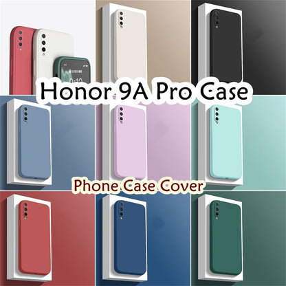 For Honor 9X Pro Cover Drop and wear resistant Silicone Full Case Classic Simple Solid Color Phone Case Cover