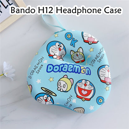 For Bando H12 Headphone Case Cartoon Creative Patterns Headset Earpads Storage Bag Casing Box