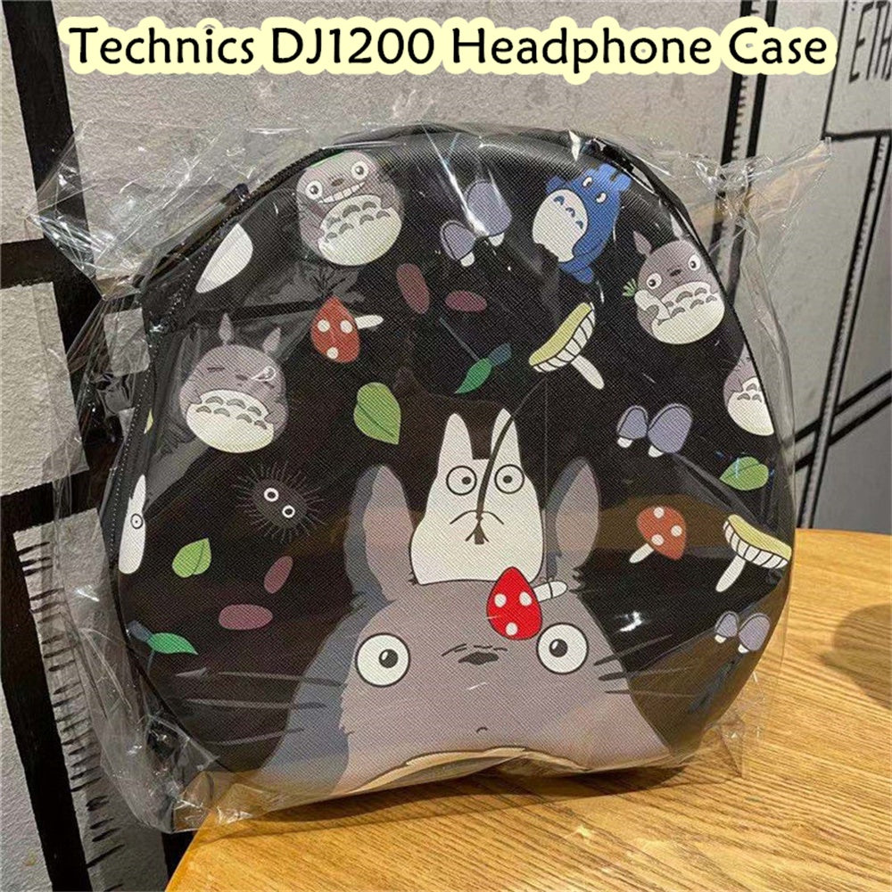 For Technics DJ1200 Headphone Case Cartoon Creative Patterns Headset Earpads Storage Bag Casing Box