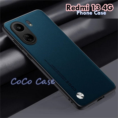 For Redmi 13 4G Cover Silicone Professional Full Case Classic Simple Solid Color Phone Case Cover sweatproof
