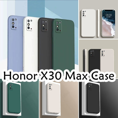 For Honor X30 Max Cover Drop and wear resistant Silicone Full Case Classic Simple Solid Color Phone Case Cover