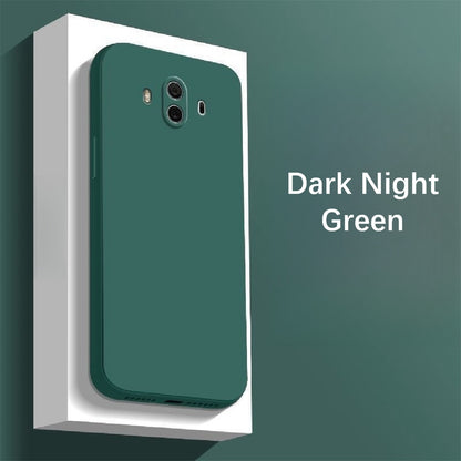 For Huawei Mate 10 Cover Drop and wear resistant Silicone Full Case Classic Simple Solid Color Phone Case Cover