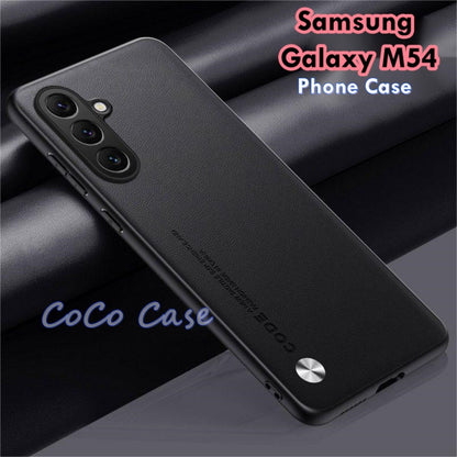 For Samsung Galaxy M54 Cover Silicone Professional Full Case Classic Simple Solid Color Phone Case Cover sweatproof