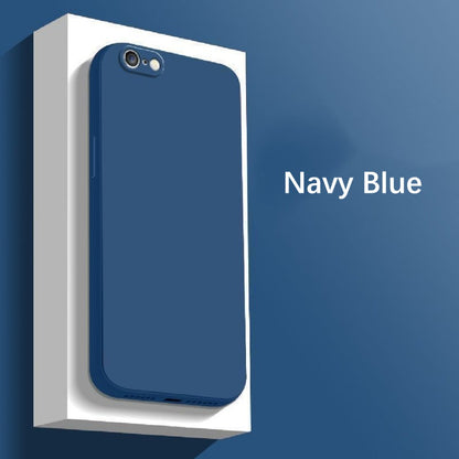 For IPhone 6 Cover Drop and wear resistant Silicone Full Case Classic Simple Solid Color Phone Case Cover