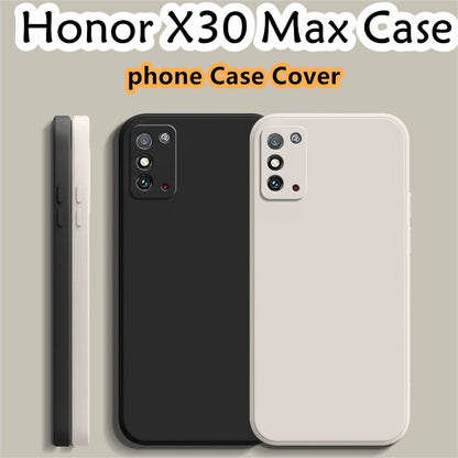 For Honor X30 Max Cover Drop and wear resistant Silicone Full Case Classic Simple Solid Color Phone Case Cover