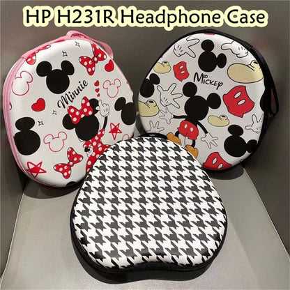 For HP H231R Headphone Case Cartoon Creative Patterns Headset Earpads Storage Bag Casing Box