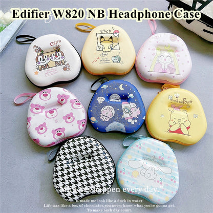 For Edifier W820 NB Headphone Case Cartoon Creative Patterns Headset Earpads Storage Bag Casing Box