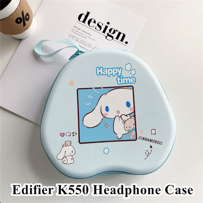 For Edifier K550 Headphone Case Cartoon Creative Patterns Headset Earpads Storage Bag Casing Box
