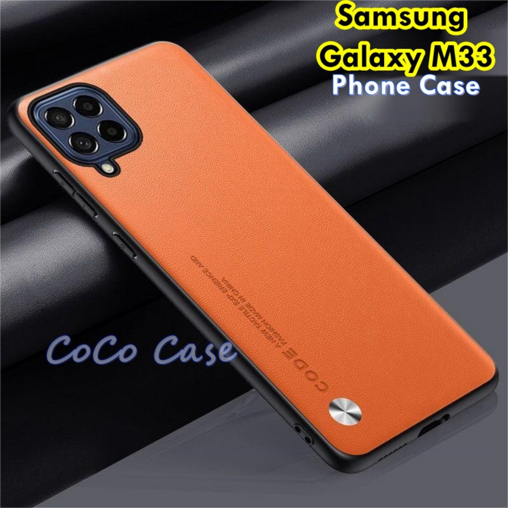 For Samsung Galaxy M33 Cover Silicone Professional Full Case Classic Simple Solid Color Phone Case Cover sweatproof