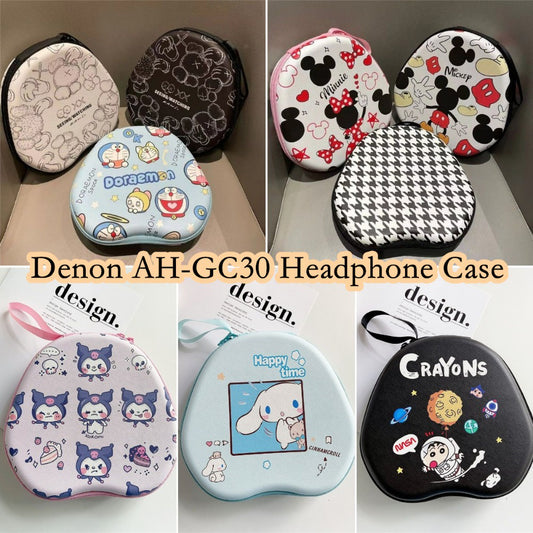 For Denon AH-GC30 Headphone Case Cartoon Creative Patterns Headset Earpads Storage Bag Casing Box
