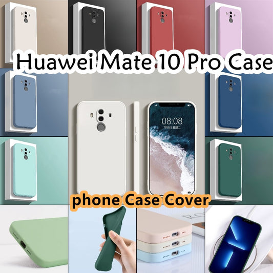 For Huawei Mate 10 Pro Cover Drop and wear resistant Silicone Full Case Classic Simple Solid Color Phone Case Cover