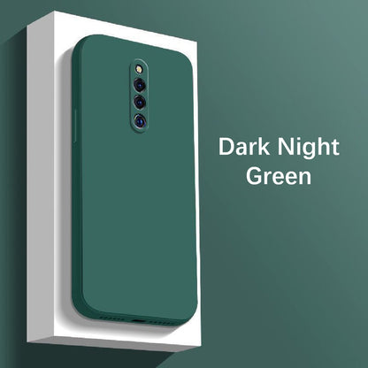 For VIVO X27 Pro Cover Drop and wear resistant Silicone Full Case Classic Simple Solid Color Phone Case Cover