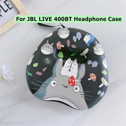 For JBL LIVE 400BT Headphone Case Cartoon Creative Patterns Headset Earpads Storage Bag Casing Box