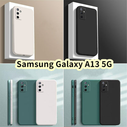 For Samsung Galaxy A13 5G Cover Drop and wear resistant Silicone Full Case Classic Simple Solid Color Phone Case Cover