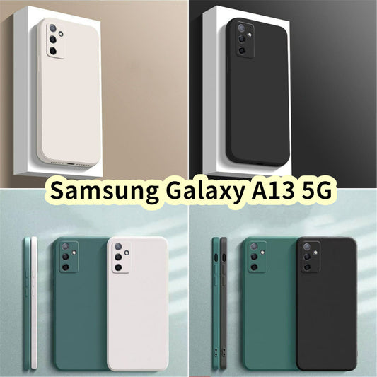 For Samsung Galaxy A13 5G Cover Drop and wear resistant Silicone Full Case Classic Simple Solid Color Phone Case Cover