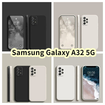 For Samsung Galaxy A32 5G Cover Drop and wear resistant Silicone Full Case Classic Simple Solid Color Phone Case Cover