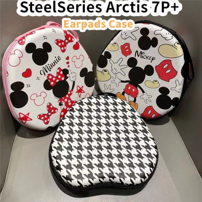 For SteelSeries Arctis 7P+ Headphone Case Cartoon Creative Patterns Headset Earpads Storage Bag Casing Box