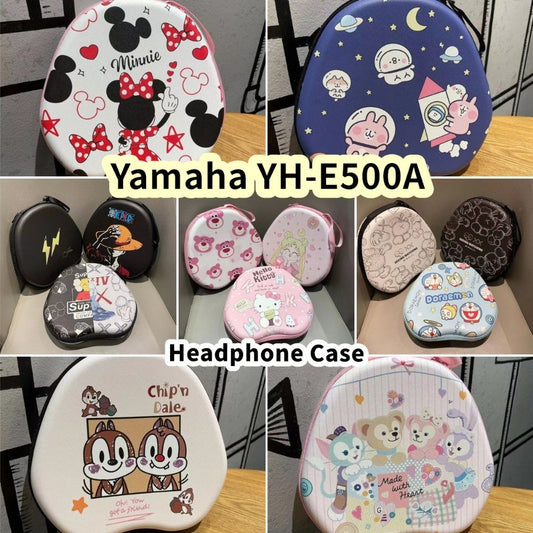 For Yamaha YH-E500A Headphone Case Cartoon Creative Patterns Headset Earpads Storage Bag Casing Box