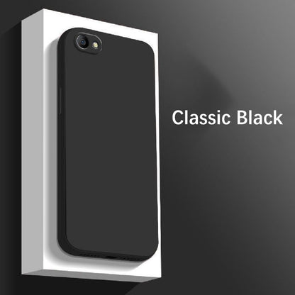 For Realme C2 Cover Drop and wear resistant Silicone Full Case Classic Simple Solid Color Phone Case Cover