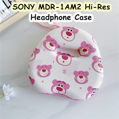 For SONY MDR-1AM2 Hi-Res Headphone Case Cartoon Creative Patterns Headset Earpads Storage Bag Casing Box