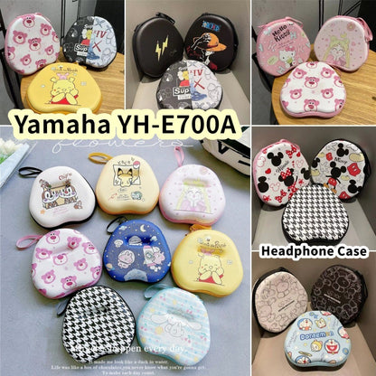 For Yamaha YH-E700A Headphone Case Cartoon Creative Patterns Headset Earpads Storage Bag Casing Box