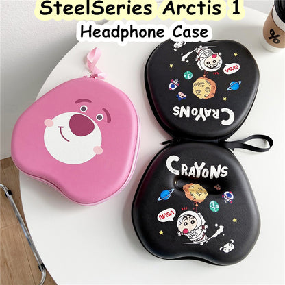 For SteelSeries Arctis 1 Headphone Case Cartoon Creative Patterns Headset Earpads Storage Bag Casing Box