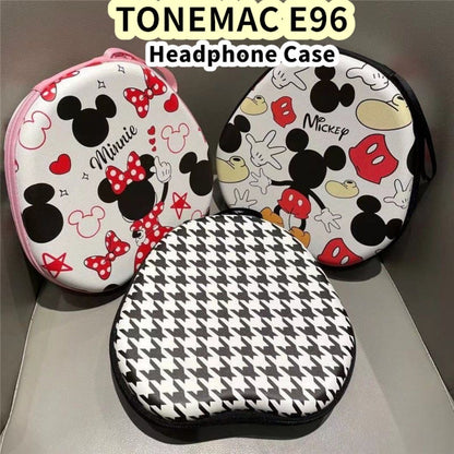 For TONEMAC E96 Headphone Case Cartoon Creative Patterns Headset Earpads Storage Bag Casing Box